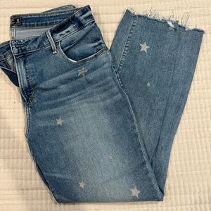 Abercrombie & Fitch Simone High Rise Ankle w Star Detailing